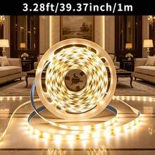 2835 501 Key Switch, USB Plug-In LED Strip Light, Cuttable, Long Life Low Power Consumption, Suitable For Bedroom, Living Room, Kitchen, Wardrobe, Stairs, Commercial Signage, City Landscape, Halloween - Multicolor - View 3