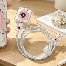 1組海星珊瑚海馬藍色海洋元素Apple充電器保護套，相容Apple 18-20W - 彩色 - 查看 6
