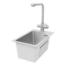 YUNRUX Stainless Steel Sink, Kitchen Sink, Small Kitchen Sink 50 X 28 Cm - Silver - View 7