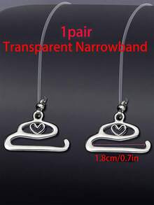 Transparent Anti Slip Bra Straps With Metal Hooks Transparent Invisible Bra Straps For Girls And Women Invisible Bra Strap For Travel Back To School Home Decor Summer Exerise Indoor Outdoor Birthday Gift Party Essential Accessory - Multicolor - View 12