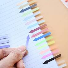 2400pcs 12-Color Gradient Arrow Index Tabs, 1 Pack, Suitable For Student Notes, Highlighting And Sticky Notes Back To School - A - View 8