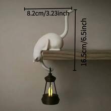 1pc Cat Tail Wall-Mounted Key Hook Creative Cat-Shaped Storage Rack Home Decor Room Decor Bedroom Decor Bathroom Kitchen Accessories Garden Wall Storage Christmas Decoration - Multicolor - View 11