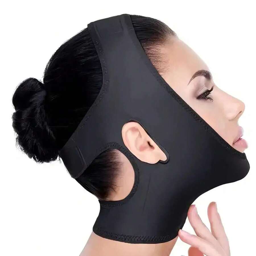 Women Facial Belts - Black - View 1