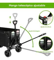 Carts & Wagons, Shopping Trolleys - Black - View 11