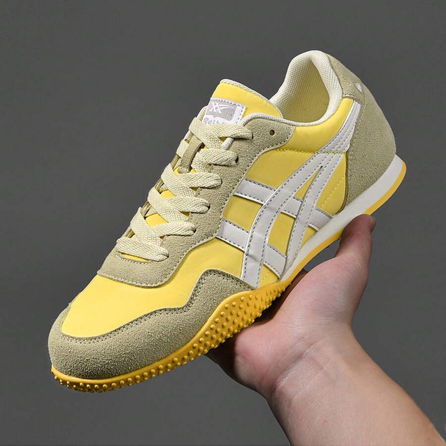 Onitsuka Tiger Women Casual Athletic Shoes - 白黃 - 查看 1