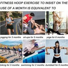 Fitnesskreis72cm aus EVA-Schaum, 6-teiliger Wellen-Design Reifen für Bauchmuskeltraining, Fettverbrennung & Koordination, faltbarer Übungsreifen für Erwachsene, Geschenkidee - A - Übersicht 2