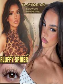120 Clusters Spider Breeze Eyelash Clusters DD Curl Natural Eyelash Clusters Wispy Cluster Eyelash Extensions 10-16mm Breeze Venus Eyelash Clusters Invisible Band Kim K Style Eyelash Extensions - LD - View 3