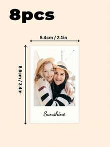 Cetak Foto Personalisasi 1-50pcs, Kartu Foto Kustom dengan Teks, Cetakan Foto Mini, Dekorasi Pesta Pernikahan, Hadiah Pasangan Romantis, Suvenir Ulang Tahun, Kenang-kenangan Foto DIY, Cetak Kenangan, Cetak Gambar Kustom, Kartu Foto Estetik - MultiWarna - View 23