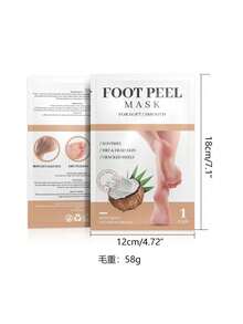 Masker Kaki Alpukat, Persik, Lidah Buaya, dan Susu Kelapa, Masker Kaki Pengelupas dan Pelembap, Pengangkat Sel Kulit Mati, Perawatan Kaki - Membran kaki - View 8