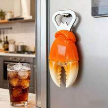 1pc Magnetic Beer Bottle Opener, Refrigerator Adsorption Bottle Cap Opener, Suitable For Kitchen Tools, Suitable For Home/Bar/Party/Camping/Outdoor Activities, Can Be Used As A Novelty Gift For Men, Fathers Or Friends (Gift Box Not Included) - View 7