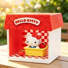 Miniso Hello Kitty Fun House Series Mini Box Pro+, Delicate Scene Assembly Model With Fine Details, Mini Miniature Room Set, Exquisite Desktop Display Ornament, Classic Sanrio IP Assembly Toy For Collection (1 PC Random Delivery) - Multicolor - View 3