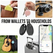 RSH 1PC Mini Wireless Portable Item Tracker, Smart Anti-Lost Device, Item Tracker, Item Loss Prevention Device, Item Locator, Compatible With Android Find Hub (For Android Solely), Wireless Key Finder, Location Tracking Device, For Backpacks, Keys, Pets. - Multicolor - View 9