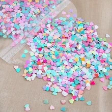 20G Dreamy Candy Color Five-Pointed Star/Heart/Snowflake/Rabbit Shaped Sequins For DIY Drip Glue Resin Filling Material, DIY Sequin Decoration, Jewelry Making Parts - Multicolor - View 3