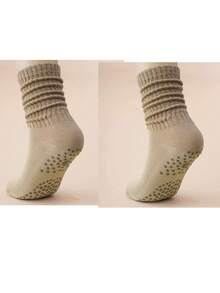 Non-Slip Yoga Socks, Suitable For Pilates, Yoga, Ballet, Sports And Home Use, Ideal Gift For Valentine's Day, Christmas, Soft And Comfortable Grip Socks, Suitable For All Seasons, Autumn/Winter Pilates Socks - Multicolor - View 12