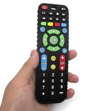 1pc Realistic Silicone Remote Control Shaped Baby Teether Toy, Non-Electric, Soft Silicone Material, Suitable For Boys And Girls Holiday Gift - Remote Control - View 11