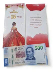 Creative Mariu Money Envelopes, Invitations, Money Shower - Red - View 2