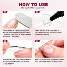 LIMEGIRL Quick Dry Semi-Solid Gel Nail Glue 10g, Super Strong Adhesion, No UV Lamp Required, Long-Lasting, Suitable For Press-On Nails And Acrylic False Nails - 10g - View 4