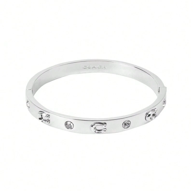 Coach Women's Bracelet 455892RHO030 - 銀色455892RHO030 - 查看 1