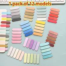 100sheets Transparent Sticky Notes Self-Adhesive Bookmarks Annotation Reading Book Transparent Labels Cute Stationery Back To School Must Have - one-size - View 13