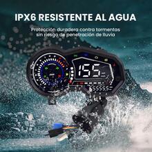 Velocímetro Digital Completo Italika 125Z 150Z 170Z Odómetro Reloj Indicador Combustible y Marchas - Negro1 - Ver 4