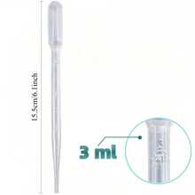 30/100pcs Transparent Plastic Droppers - 3ml Graduated Pipettes And Precision Measuring Tools, Suitable For Essential Oils, Perfumes, Liquids, Laboratory Supplies - Washable, Odorless, Precision Tools, Laboratory Supplies - White - View 5