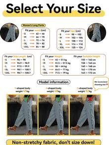 Solid Color Elastic Waist Drawstring Side Button Pocket Women Casual Pants, Suitable For Daily, Home And Outdoor Occasions Spring - Khaki - View 4
