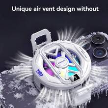 1pc Phone Cooler With Digital Display And Real-Time Temperature Monitoring, Fast Cooling, Universal Phone Cooling Back Clip Holder For Mobile Games And Tablets - Multicolor - View 4