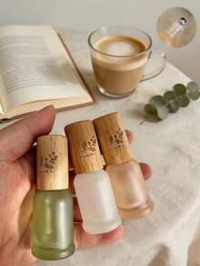 3/1pc 8ml Retro Thick Glass Roller Bottles, Stainless Steel Roller Ball Leakproof Refillable Travel Container For Aromatherapy Oil Fragrance Portable Travel Gift For Women Men - Multicolor - View 7