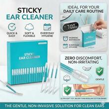 Introducing A Brand New Reusable Adhesive Cotton Swab, Specifically Designed For Earwax Removal. Each Box Contains 24 Pieces, Offering Two Size Options: A Small Size Suitable For Children And Women, And A Large Size Designed For Adult Men. This Professional-Grade Tool Features A Built-In Adhesive Tip, Making The Cleaning Process Easy And Convenient, An Ideal Choice For Home Earwax Removal. - Multicolor - View 9