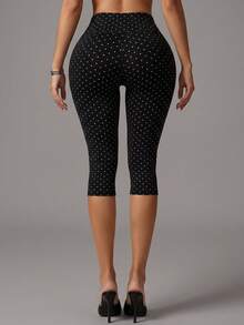 Soyun New Polka Dot Shorts, Comfortable And Easy To Wear, Soft And Skin-Friendly Sports Black - Black - View 3