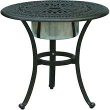 Side Table With Ice Bucket All Weather Resistant - View 1