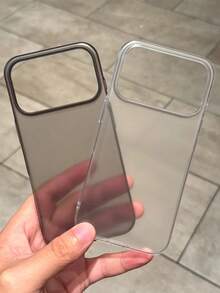 [2 cái] 1 đen & 1 trong suốt ốp lưng điện thoại siêu mỏng mềm mờ tương thích với iPhone 17 Pro Max/17 Pro/17/16 Pro Max/16/16 Pro/16 Plus/15/15 Pro Max/15 Pro/15 Plus/11/12/13/14 Pro Max/12 Pro/12 Pro Max/13 Pro/13 Pro Max/14 Pro/14 Pro Max/14 Plus - [Một màu đen, một màu trong suốt] Hộp đựng siêu mỏng - Xem 5
