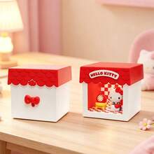 Miniso Hello Kitty Fun House Series Mini Box Pro+, Model Rakitan Adegan Halus dengan Detail yang Baik, Set Ruangan Miniatur, Ornamen Pajangan Meja yang Indah, Mainan Rakitan IP Sanrio Klasik untuk Koleksi (Pengiriman Acak 1 Buah) - MultiWarna - View 6