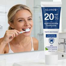ADJANISS Pasta Gigi 20% Hidroksiapatit (Bebas Fluorida), Mengandung Xylitol, Membersihkan Gigi dengan Lembut Tanpa Menyebabkan Sensitivitas, Memutihkan dan Meregenerasi Mineral, Cocok untuk Penggunaan Sehari-hari. Rasa Mint - Mint - View 12