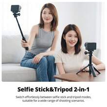 Ambitful GQ03 One-Touch Foldable Mini Tripod With IA02 & DA02 Magnetic Quick Release Mount Kit, Compatible With D JI Osmo Action 3/4/5 Pro/6/Nano/Osmo 360, Ace Pro/Ace Pro 2 Action Cameras - View 7