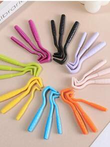 3pcs Pet Tick Removal Tool Set, Flea Removal Hook, Dog & Cat Grooming Tools - Multicolor - View 1
