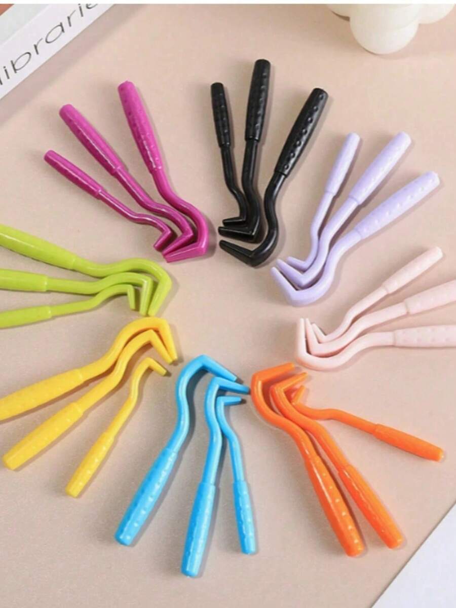 3pcs Pet Tick Removal Tool Set, Flea Removal Hook, Dog & Cat Grooming Tools - Multicolor - View 1