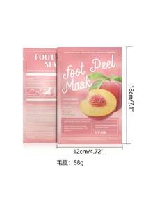 Masker Kaki Alpukat, Persik, Lidah Buaya, dan Susu Kelapa, Masker Kaki Pengelupas dan Pelembap, Pengangkat Sel Kulit Mati, Perawatan Kaki - Membran kaki - View 6