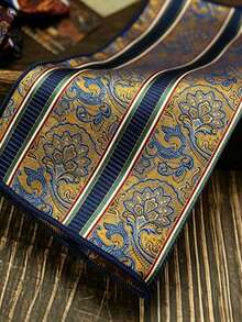1 Buah Sapu Tangan Saku Pria Gaya Retro Inggris – Sapu Tangan Jas Bermotif Serbaguna, Elegan untuk Bisnis, Acara Formal, Pernikahan & Pesta - sapu tangan saku - View 4