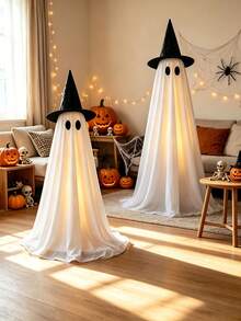 Halloween Glowing Ghost, Indoor/Outdoor Scary Ghost Decoration, Suitable For Porch, Home, Outdoor, Garden, Yard, Lawn, Party Decor - Ghost - View 9