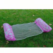 1pc Leopard Print Pool Floating Hammock, Water Leisure Chair, Pool Floating Bed, Summer Water Leisure Chair, Mesh Floating Hammock, Inflatable Pool Bed, Relaxing Floating Lounge Chair, Pool Accessories, Beach Party Pool Vacation Water Relaxation - Floating Liner - View 8