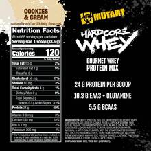Mutant Hardcore WHEY | 100% Pure Whey Protein | 24g Protein, Fast-Digesting Whey Protein Isolate Plus Whey Protein Hydrolysate | 70 Servings | 5 LB | - White - View 5