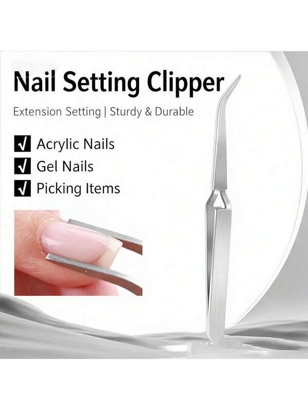 1pc Multi-Function Nail Extension Shaping Clip, Professional Nail Art Tool For Nail Salon