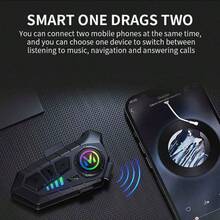 Y10 Bluetooth Motorcycle Helmet Headset Wireless Audio Player IP66 Waterproof 400mAh Long Standby - Y10-hard-1 - View 7