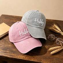 1pc Gothic-Style Casual Men Hat,Letters Printing, Unisex Fashion, Provides Shade & Sun Protection, Perfect For Outdoor Activities. - Multicolor - View 8