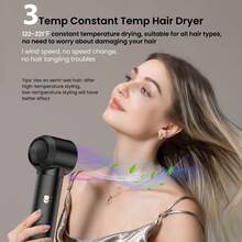 ATOPSKINS 5-In-1 Multifunctional Hot Air Styling Brush Set, Automatic Curling Barrel, Detangling Brush, Volumizing Round Brush, Multi-Heat Settings For Fine Hair, Suitable For Home, Salon, Commute, Travel, Party; Perfect Gift For Mother's Day, Valentine's Day, Three Kings Day, Carnival, St. Patrick's Day, Practical And Stylish Gift For Girlfriend, Mom - Multicolor - View 4