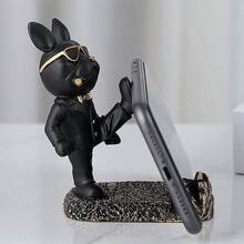 Dudukan Ponsel Kustom dengan Figur Anak Anjing Lucu, Hadiah Dekorasi Meja Kantor, Tempat Ponsel Kartun - MultiWarna - View 1