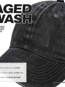 Men Baseball Cap - Black - View 9
