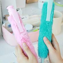 Giant Plush Ballpoint Pen - An Oversized, Fun, Short-Hair Writing Pen With A Soft Fur Design, Perfect As A Creative And Humorous Office Or School Supply Gift. It Features A Comfortable Non-Slip Grip And Is Lightweight And Easy To Carry. - A - View 3