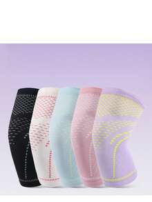 Sports Compression Knee Pads Patella Sleeve For Running, Hiking, Badminton, Meniscus Knee Support - Multicolor - View 4